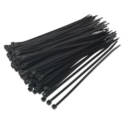 Sealey CT20048P100 Cable Ties 200 x 4.8mm Black Pack Of 100