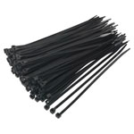 Sealey CT20048P100 Cable Ties 200 x 4.8mm Black Pack Of 100