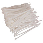 Sealey CT10025P200W Cable Ties 100 x 2.5mm White Pack Of 200