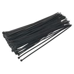 Sealey CT30048P100 Cable Ties 300 x 4.8mm Black Pack Of 100