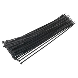 Sealey CT38048P100 Cable Ties 380 x 4.8mm Black Pack Of 100