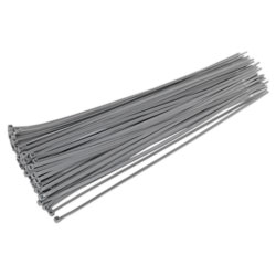 Sealey CT38048P100S Cable Ties 380 x 4.8mm Silver Pack Of 100