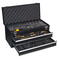 Siegen S01055 Portable Tool Chest 2 Drawer with 90pc Tool Kit