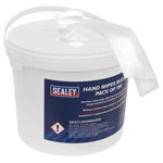 Sealey SCW3 Hand Wipes Bucket - Pack Of 150