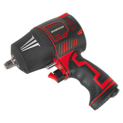 Sealey SA6006 Composite Air Impact Wrench 1/2Sq Drive Twin Hammer