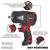 Sealey SA6006 Composite Air Impact Wrench 1/2Sq Drive Twin Hammer