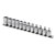 Sealey AK61806 TRX-Star* Socket Set 12pc 3/8Sq Drive E4-E20