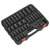Sealey AK5634M Impact Socket Set 34pc 1/2Sq Drive Metric