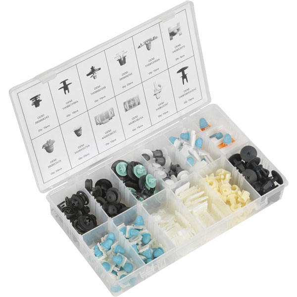 Sealey BTC01 Trim Clip Assortment for Audi 160pc | Rapid Online