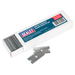 Sealey AK867B100 Razor Scraper Blade Pack Of 100