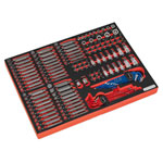 Sealey TBTP07 Tool Tray with Specialised Bits & Sockets 177pc