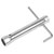 Sealey MS158 Double End Long Reach Spark Plug Box Spanner 17/21mm with L-Bar