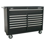 Sealey AP5213TB Rollcab 13 Drawer with Ball Bearing Runners - Black
