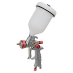 Sealey HVLP01 HVLP Gravity Feed Spray Gun 1.3mm Set-Up