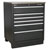 Sealey APMS03 Modular Floor Cabinet 6 Drawer 775mm Heavy-Duty
