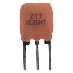 AEL ZTT MT 12MHZ 12MHz 3-Pin Piezo-Ceramic Resonator
