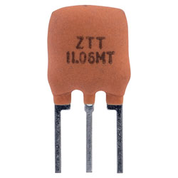 AEL ZTT MT 11.06MHZ 11.06MHz 3-Pin Piezo-Ceramic Resonator