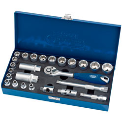 Draper Metric Socket Set, 3/8" Sq. Dr. (37 Piece) - 16367
