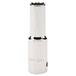 Draper Expert 27084 12mm 1/2 Square Drive Hi-torq Bi-hexagon Deep Socket