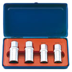 Draper 55641 1/2" Square Drive 4 Piece Stud Extractor Set