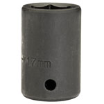Draper Expert 28496 17mm 1/2" Square Drive Powerdrive Impact Socket