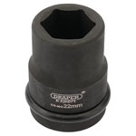 Draper Expert 75968 22mm 3/4" Square Drive Powerdrive Impact Socket