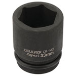 Draper Expert 93259 33mm 3/4" Square Drive Powerdrive Impact Socket