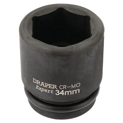 Draper Expert 93267 34mm 3/4 Square Drive Powerdrive Impact Socket