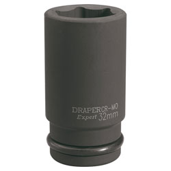 Draper Expert 71924 32mm 3/4 Square Drive Powerdrive Deep Impact Socket