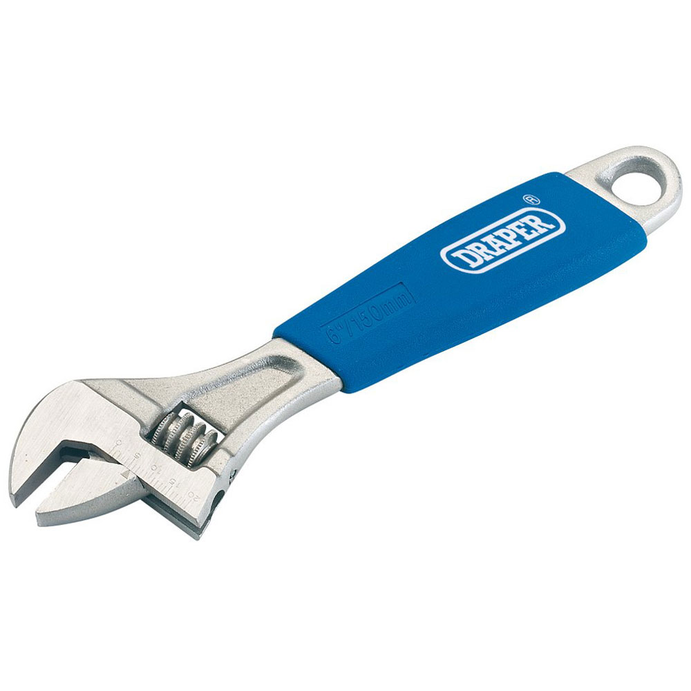 Draper 88601 150mm Soft Grip Adjustable Wrench | Rapid Electronics