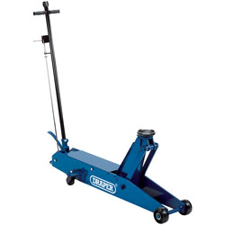 Draper 5 Tonne Long Chassis Hydraulic Trolley Jack with 'quick Lift' Facility