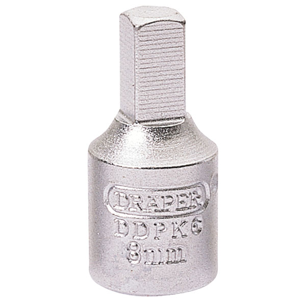 Draper 38324 8mm Square - 3/8" Square Drive Drain Plug Key