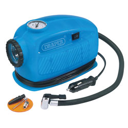 Draper 65958 12V Mini Air Compressor (250psi Max.)