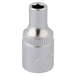 Elora 11091 4mm 1/4 Square Drive Hexagon Socket