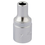 Elora 11091 4mm 1/4" Square Drive Hexagon Socket