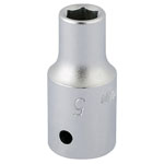 Elora 11093 5mm 1/4" Square Drive Hexagon Socket