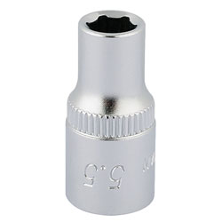 Elora 11094 5.5mm 1/4 Square Drive Hexagon Socket