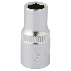 Elora 11095 6mm 1/4 Square Drive Hexagon Socket