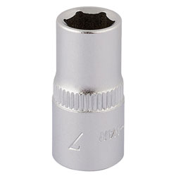 Elora 11096 7mm 1/4 Square Drive Hexagon Socket