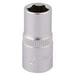 Elora 11096 7mm 1/4" Square Drive Hexagon Socket