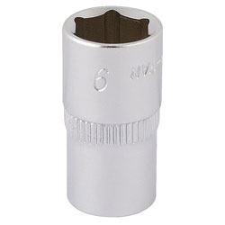 Elora 11098 9mm 1/4 Square Drive Hexagon Socket