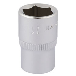 Elora 11100 11mm 1/4 Square Drive Hexagon Socket