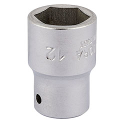 Elora 11101 12mm 1/4 Square Drive Hexagon Socket