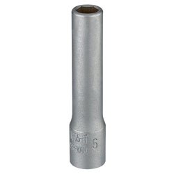 Elora 58726 6mm 1/4 Square Drive Deep Socket