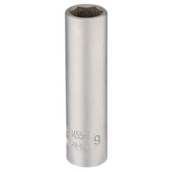 Elora 58729 9mm 1/4 Square Drive Deep Socket