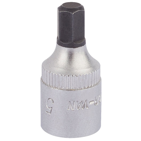 Elora 11126 5mm 1/4" Square Drive Hexagon Screwdriver Socket