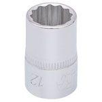 Elora 25888 12mm 3/8" Square Drive Bi-hexagon Socket
