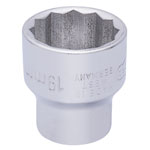 Elora 25953 19mm 3/8 Square Drive Bi-hexagon Socket