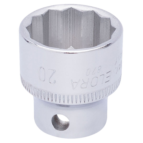  25961 20mm 3/8" Square Drive Bi-hexagon Socket