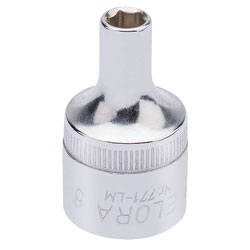 Elora 15295 6mm 1/2 Square Drive Hexagon Socket